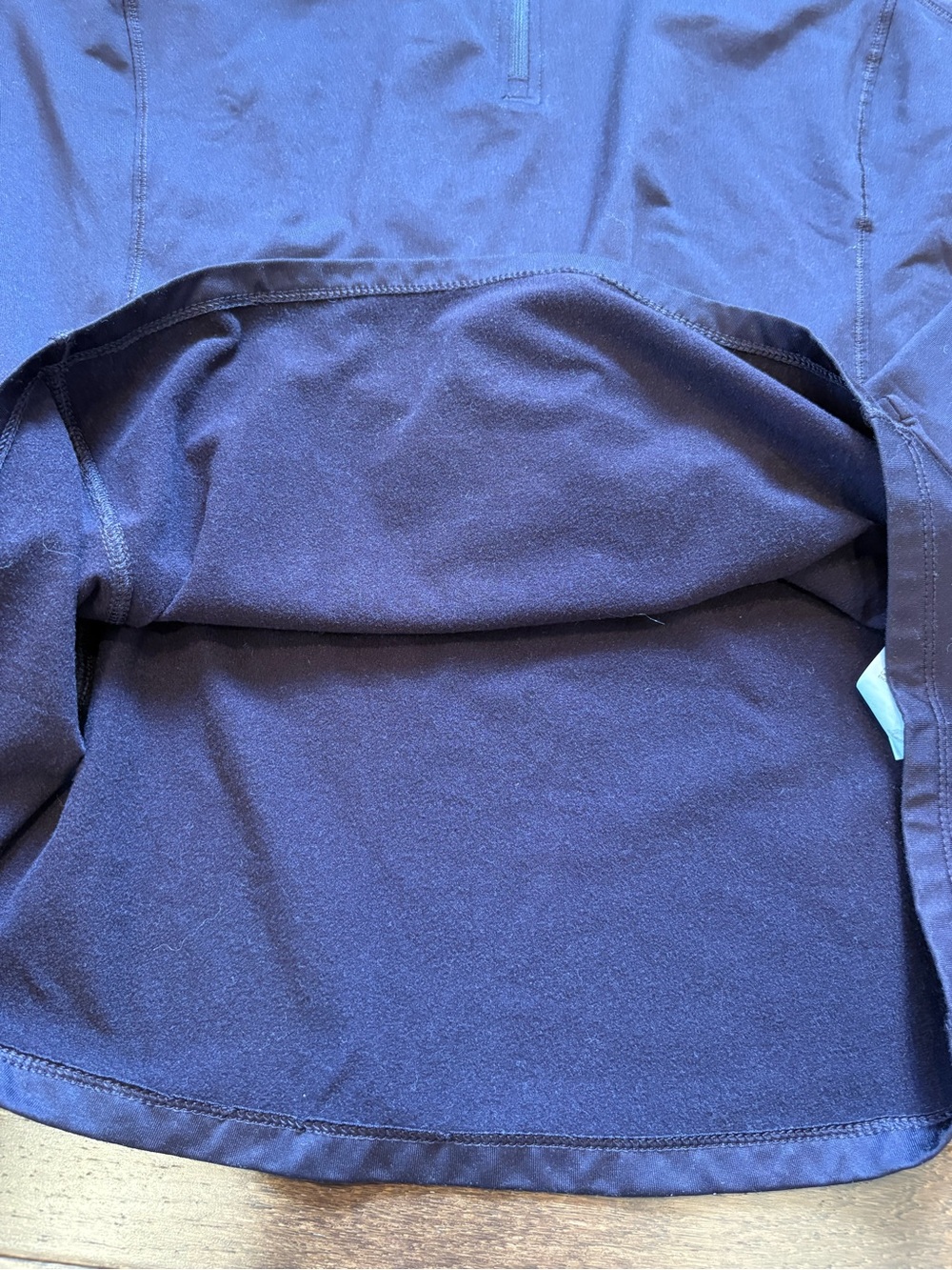 Adidas Golf Fleece Lined Quarter Zip Pullover Thumbholes Womens XL Purple - Picture 7 of 9